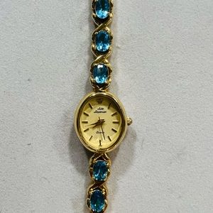 Vintage Jules Jurgensen Blue Topaz ladies watch